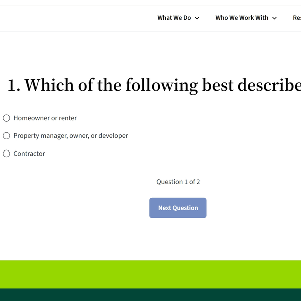 Screenshot of the program picker from DCSEU website